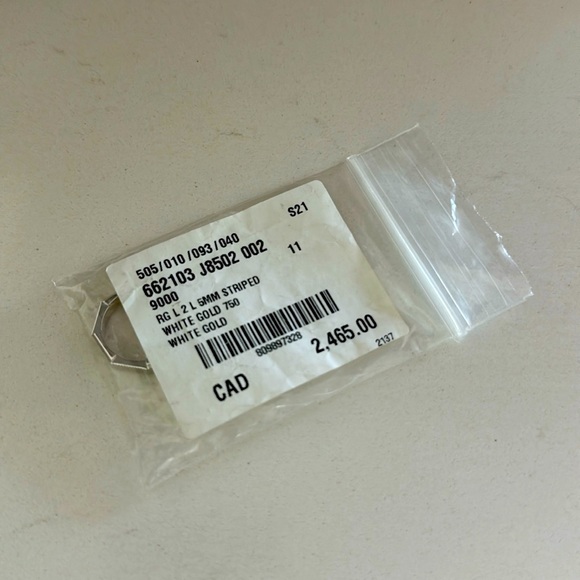 Gucci link to love striped ring - Picture 1 of 2